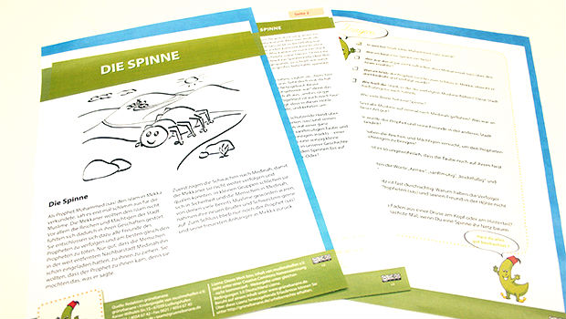 Spinne-Hidschra-Geschichte-Höhle-Mohammed