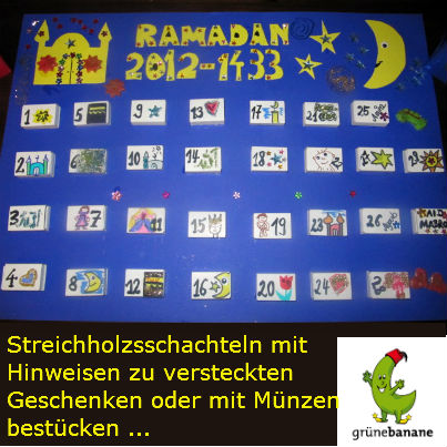 Ramadankalender: Tipps & Ideen zum Befüllen