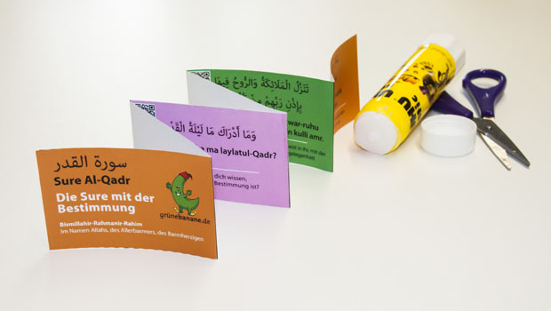 Sure 97 Al-Qadr Die Sure mit der Bestimmung aus dem Koran auf arabisch, deutsch und Lautschrift zum Anhören