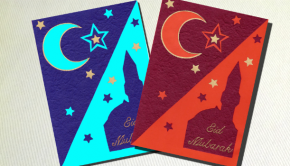 Karten selber basteln zum Eid, Bayram
