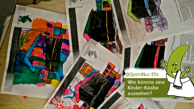 Es ist gar nicht so einfach sich von dem klassischen Bild der schwarzen Kaaba zu lösen
