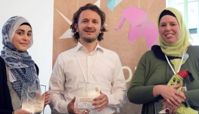 Foto der Gewinner des Rookie Zahnräder Preises 2015 Quelle: Lulja Shaqartli