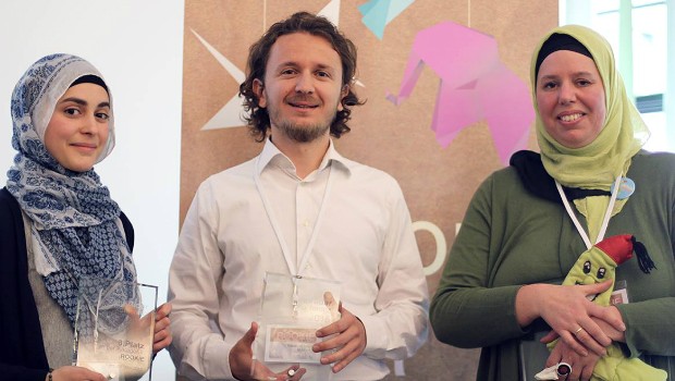 Foto der Gewinner des Rookie Zahnräder Preises 2015 Quelle: Lulja Shaqartli