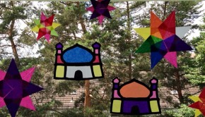 Dekoriere Dein Fenster zum Fest mit ganz vielen bunten Moscheebildern