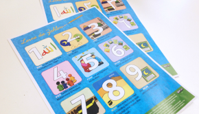 Alle Zahlen von 1 bis 9 als Poster zum Aufhängen oder als Geschenk für die Schultüte